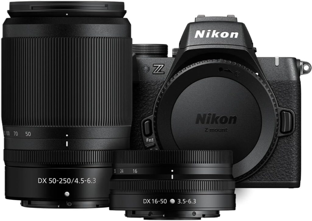 Nikon Z50 II with Two Lenses | Compact mirrorless Stills/Video Camera with Easy Color presets and Wireless Photo Sharing | Nikon USA Model