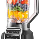 Ganiza Professional Smoothie Blender, Blenders for Smoothies with 1800 Peak Watts & 8 Auto Programs for Frozen Fruits & Ice, 64-oz Large Blender for Shakes and Smoothies (Black)