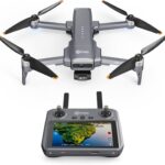 Contixo Drone for Adults, 4K/30FPS Video, 2-Axis Gimbal & EIS, Obstacle Avoidance, 5.5″ Touch Screen Remote, GPS & Optical Flow, Brushless Motor, 4 Miles Flight & FPV Transmission, 42 Min Flight Time