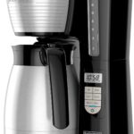 BLACK+DECKER 12-Cup Thermal Programmable Coffee maker, Brew Strength Selector, Auto-clean, Black and Silver