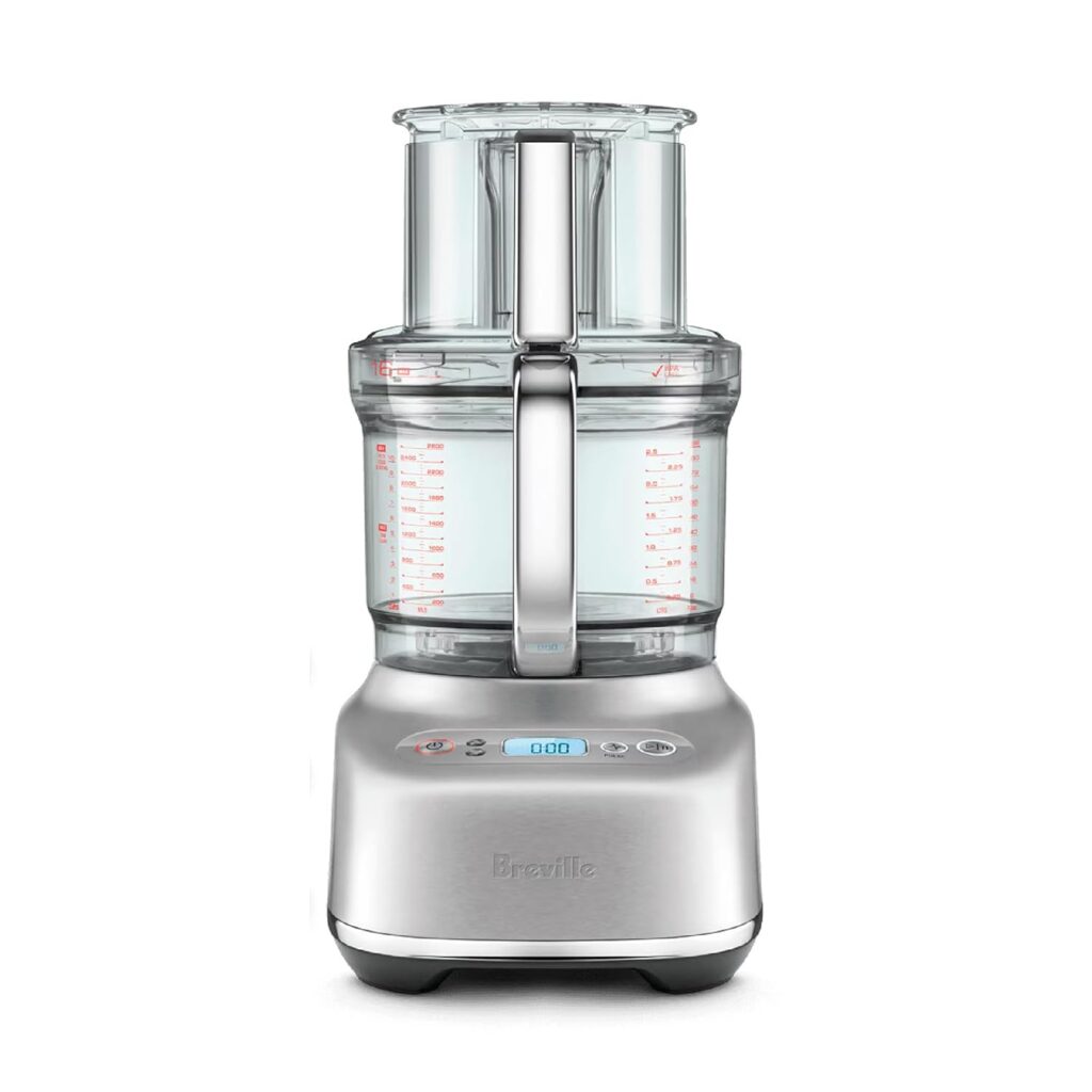 Breville BFP838 Paradice 16 Cup Food Processor and Dicer, Large, Brushed Stainless Steel