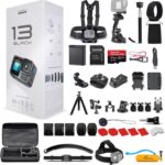 GoPro HERO13 (Hero 13) Black – Waterproof Action Camera with 5.3K HDR Video, 27MP Photos, 1/1.9″ Image Sensor, Live Streaming, Webcam, Stabilization + 64GB Card & 50 Piece Accessory Kit – Bundle