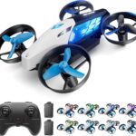 2-in-1 Drones for Kids 8-12 with 7+2 Light Modes,5 Flying Postures,Mini Drone for Age 14 Boys Small Micro Indoor Nano RC Remote Control Quadcopter with Land Mode,Auto rotation,Circle Fly,Altitude Hold