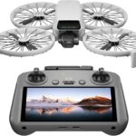 DJI Flip With RC 2 Screen Remote Controller, Follow Me Drone With 4K UHD Camera for Adults, Under 249 g, 3-Axis Gimbal Stabilization, 44000ft/13km Video Transmission, Palm Takeoff, 31-Min Flight Time