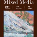 Mixed Media Sketchbook 9″ x 12″ – Multimedia Sketchbook Hardcover, Spiral Bound, 60 Sheets 98lb/160gsm Mixed Media Paper, Watercolor Sketch Books for Artist Supplies, Painting, Drawing & Art Supplies.