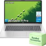 HP Flagship 17 Laptop Computer – 17.3″ HD+ Anti-Glare Screen, Intel 10-Core i5-1334U, Intel Graphics, Backlit Keyboard, Wi-Fi 6, Windows 11 Pro, Student and Business Laptop, 32 GB RAM + 1 TB SSD