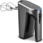 Cuisinart Electric Hand Blender & Mixer, EvolutionX Cordless Hand Mixer, 5 Speeds, Gray/Black, RHM-100