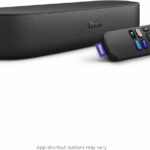 Roku Streambar | 4K/HD/HDR Streaming Media Player & Premium Audio, All In One, Includes Roku Voice Remote (Renewed)