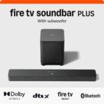 Amazon Fire TV Soundbar Plus with subwoofer (newest model), 3.1 channel, Dolby Atmos, DTS:X, clear dialogue