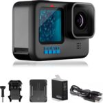 GoPro HERO11 Black – E-Commerce Packaging – Waterproof Action Camera with 5.3K60 Ultra HD Video, 27MP Photos, 1/1.9″ Image Sensor, Live Streaming, Webcam, Stabilization