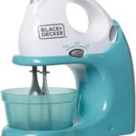 BLACK+DECKER Junior Hand Mixer Role Play Pretend Kitchen Appliance for Kids with Realistic Action, Light and Sound – Plus Mixing Bowl and Two Mixing Modes for Imaginary Cooking Fun