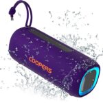 Portable Bluetooth Speaker, Wireless Bluetooth Speaker with Clear Loud Stereo Sound, IPX5 Waterproof Speakers with RGB Lights, BT5.3, Long Playtime, TWS Pairing for Home Outdoor Party Beach Travel