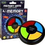Light Up Memory Game Handheld Electronic Toys Color Memorizing Classic Board Games Quiz Game with Lights and Sounds (907) (907)