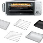 Ninja FT405CO 10-in-1 Digital Air Fry Oven with Extra Large Capacity, Flip Up and Away, Stainless Steel Body, and Temperature Control (Renewed)