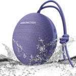 Monster Bluetooth Speaker, IPX8 Shower Speaker Waterproof, Bluetooth 5.4 with Loud HD Sound and Robust Bass, Extra Long Playtime Punchy, for Home, Beaches Portable Wireless Outdoor Speakers