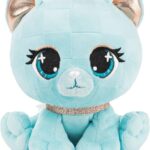 GUND P.Lushes Designer Fashion Pets Audrey Park Panther Premium Cat Stuffed Animal Soft Plush with Glitter Sparkle, Blue, 6”