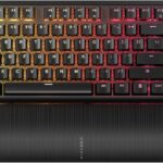 Corsair K70 PRO TKL RGB Tenkeyless Mechanical Wired Gaming Keyboard – Pre-Lubed Hall Effect MGX Hyperdrive Adjustable Switches, Simultaneous SOCD and Rapid Trigger, ABS Double-Shot, QWERTY NA – Black