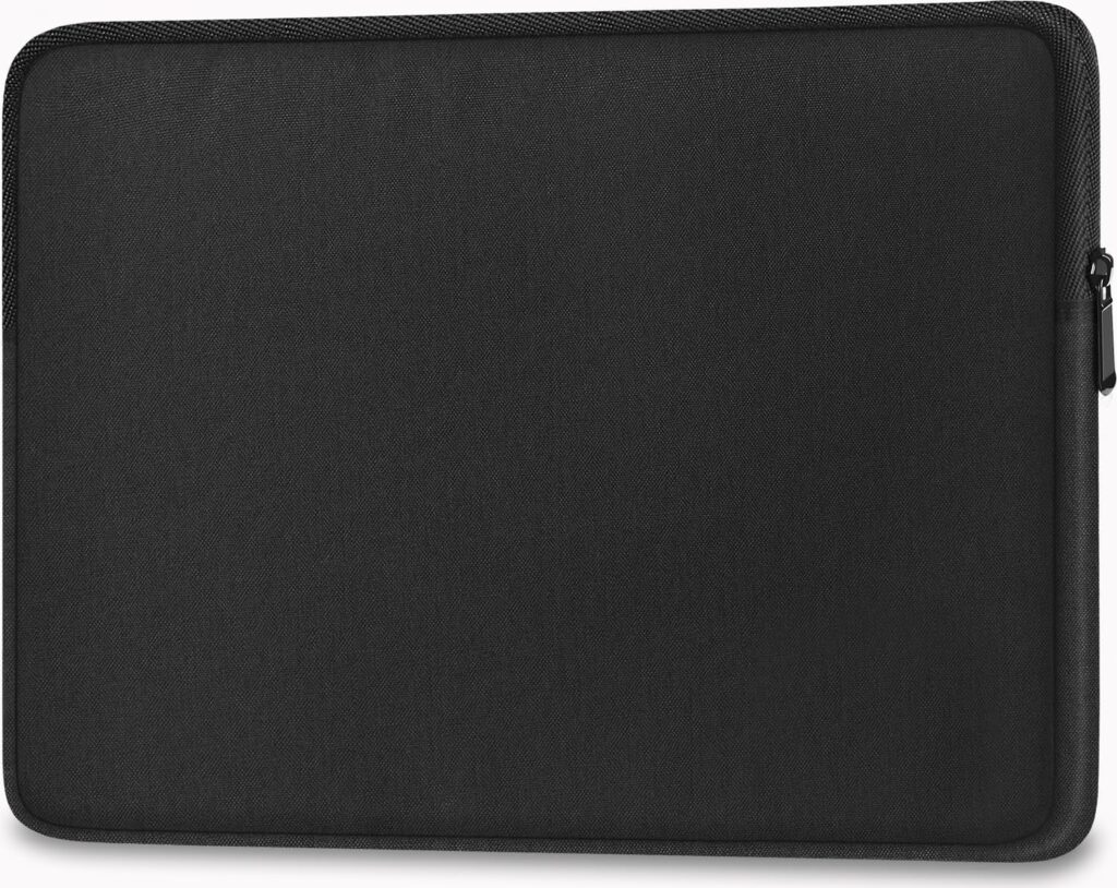 Laptop Case Sleeve 14 Inch, Shockproof Protective Traveling Computer Cover, Water Resistant Portable Laptop Carrying Bag Compatible for Lenovo, HP, Dell, Asus, MacBook Air/Pro, Black