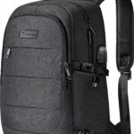 Tzowla Travel Laptop Backpack Water Resistant Anti-Theft Bag with USB Charging Port and Lock 15.6 Inch Computer Business Backpacks for Women Men Work College Gift,Casual Daypack