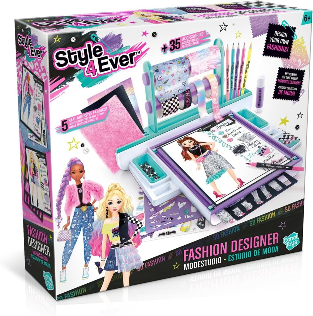 Canal Toys – Style 4 Ever – Fashion Designer Studio – Fashion Drawing – from 6 Years Old – OFG 276, White