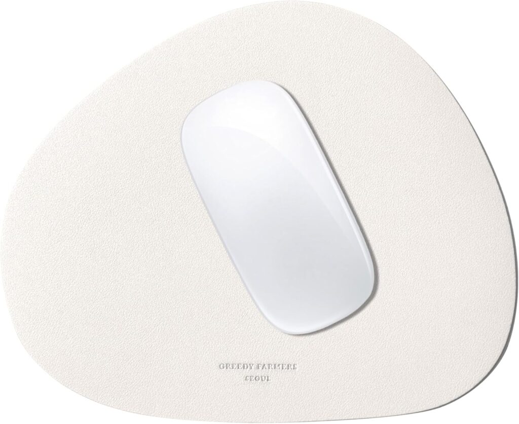 Mouse pad, Non-Slip Washable Waterproof Computer Mouse pad (Vanilla Cream)