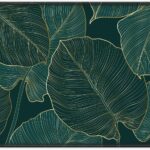 ITNRSIIET Mouse Pad with Stitched Edge Premium Textured Smooth Precise Operation Waterproof Washable Non-Slip Rubber Base Desktop Protection Mat, 10.2×8.3×0.12 inches, Palm Texture