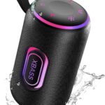 Portable Bluetooth Speaker, Bluetooth 5.4 Speaker, 30W Dual Speaker, 2.0 Channel, Deep Bass, 30H Playtime, Colorful RGB Lights, IPX7 Waterproof, TWS pairing for Outdoor/Home/Party/Travel, Gift Ideas