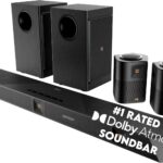 Nakamichi Dragon 11.4.6 Home Surround Sound System with Dolby Atmos and DTS:X Pro. Best Soundbar with AVR Processing