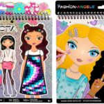 Fashion Angels Fashionista & Beauty Guru Sketch Sets Bundle, Pack of 2 Fashion Design & Make Up Artist Sketch Books, Ideal Gift & Party Favor for Girls, Kids, Tweens