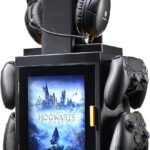 Numskull Official Hogwarts Legacy LED Light Gaming Locker, Controller Holder & Headset Stand for PS4/PS5 & Xbox Series X|S – Multiple LED Lighting Settings – Official Harry Potter Merchandise