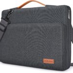 KIZUNA Laptop Sleeve Case 17 Inch Computer Shoulder Bag for LG Gram 17/17.3″ Lenovo ThinkBook Plus 17/Dell G7/17 IdeaPad 3i Gen7/ Legion 5/5i/IdeaPad L340/HP Gaming Pavilion 17,Grey
