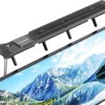 Soundbar Mount, No Drilling Steel TV Top Shelf Fits Most of Sound Bars Up to 15 Lbs, Universal Sound Bar TV Mount Bracket, Sound Bar Stand Compatible with Samsung, Sony, LG,Bose, 33.8×4.7inch