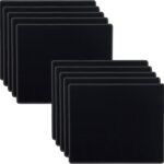 SaiTech IT 10 Pack 2mm Mouse Pad with Stitched Edges Non-Slip Rubber Base, Premium-Textured and Waterproof Mousepads Bulk, Mouse Pad for Computers, Laptop, Office & Home, 8.66 x 7.1 inch