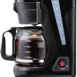 Proctor Silex FrontFill Drip Coffee Maker, 12 Cup Glass Carafe, Black and Silver (43680PS)