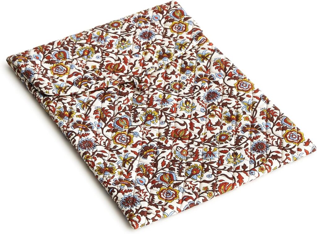 womens Large Envelope Tech Sleeve, Cotton Gabardine