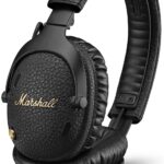 Marshall Monitor III A.N.C. Over-Ear Bluetooth Headphones – Active Noise Cancelling with Microphone | 100+ Hrs Wireless Playtime | Lightweight, Foldable Design for Travel – Black