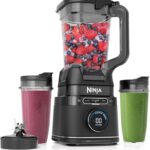 Ninja Detect Power Blender Pro + Personal Single-Serve, BlendSense Technology, For-Smoothies, Food and More, Compact Kitchen Countertop, 1800 P-Watts, 72 oz. Pitcher, (2) 24 oz. Cups, Black, TB301