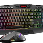 Redragon S101-3 PRO Gaming Keyboard and Mouse, RGB Backlit Programmable Keyboard Mouse with Software, Independent Macro Record Keys, Value Combo Set, New Update Version