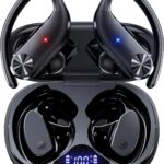 AI Translation Earbuds Real-Time : 166 Languages, 8 Offline Translation Packs, Noise Canceling, 60 Hours Battery – Seamless Translator Headphones for Travel Business Learning, iOS & Android Support