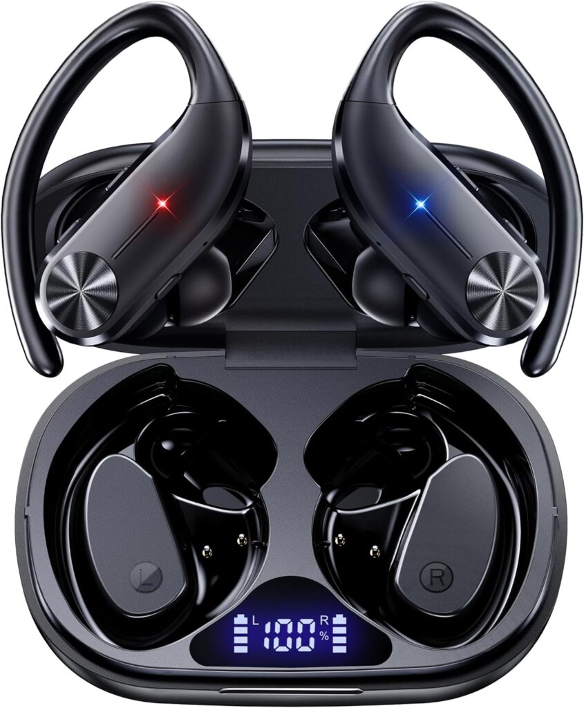 AI Translation Earbuds Real-Time : 166 Languages, 8 Offline Translation Packs, Noise Canceling, 60 Hours Battery – Seamless Translator Headphones for Travel Business Learning, iOS & Android Support