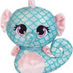 GUND P.Lushes Designer Fashion Pets Mel Dives Premium Seahorse Stuffed Animal, Pink and Teal, 6”