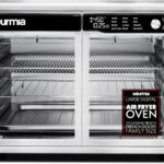 Gourmia French Door Digital Air Fryer Oven – XL 37QT Capacity, 12 Presets, FryForce 360° Tech, Dehydrate, Proof, Slow Cook, Fits 13” Pizza, 1700W, Stainless Steel