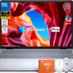 Dell Inspiron 16 Touchscreen Laptop Computer, 16″ FHD+ 300-Nits Display, Intel 10-Core 7 150U (up to 5.4 GHz), 32 GB DDR5 RAM, 1 TB SSD, Wi-Fi 6E, Backlit Keyboard, Fingerprint Reader, Windows 11 Pro