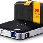 Kodak Luma 150 Wireless Mini Pico Projector Black – DLP, Supports 1080p, Built-in Speaker & Rechargeable Battery, HDMI/USB/microSD, Travel Case Included