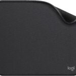 Logitech Mouse Pad – Studio Series, Computer Mouse Mat with Anti-Slip Rubber Base, Easy Gliding, Spill-Resistant Surface, Durable Materials, Portable, in a Fresh Modern Design, Graphite
