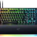 Razer BlackWidow V4 Pro Wired Mechanical Gaming Keyboard: Green Switches Tactile & Clicky – Doubleshot ABS Keycaps – Command Dial – Chroma RGB – Magnetic Wrist Rest – Snap Tap