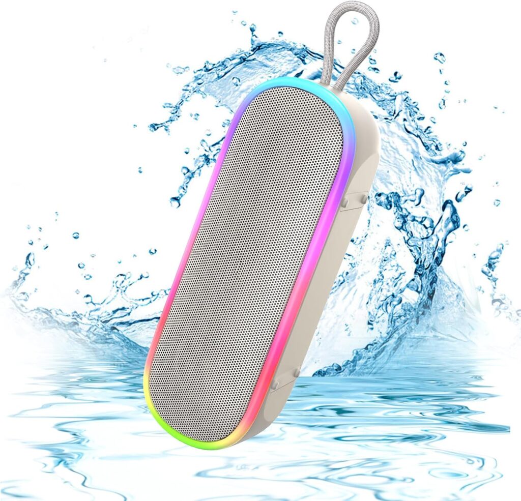 Bluetooth Speakers,IPX7 Waterproof Speaker with 20W Powerful Sound,Portable Wireless Speakers with Extral Bass,for Beach Pool Camping Outdoors,Christmas/Birthday Gift for Men,Women,Friends