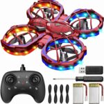 Mini Drones for Kids with Beginners, Kids Drone with Throw to Go, 3 Speeds Mode, 360° Flips, Auto Hovering, Headless Mode, Obstacle Avoidance Function, Birthday Gifts for 3-10 Year Old Boys Girls