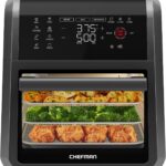 Chefman 12-Quart 6-in-1 Air Fryer Oven with Digital Timer, Touchscreen, and 12 Presets – Family Size Countertop Convection Oven, Dishwasher-Safe Parts