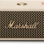 Marshall Emberton III Portable Bluetooth Speaker – Rugged Waterproof IP67 Design | Loud Stereo Sound, Deep Bass with 32+ Hr Playtime | Compact and Wireless for Travel and Outdoors – Cream